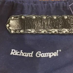Richard Gampel Veau Falcon Retile Leather Belt Made in Italy Robert Gampel | Accessories | Richard Gampel Veau Falcon  main image 2